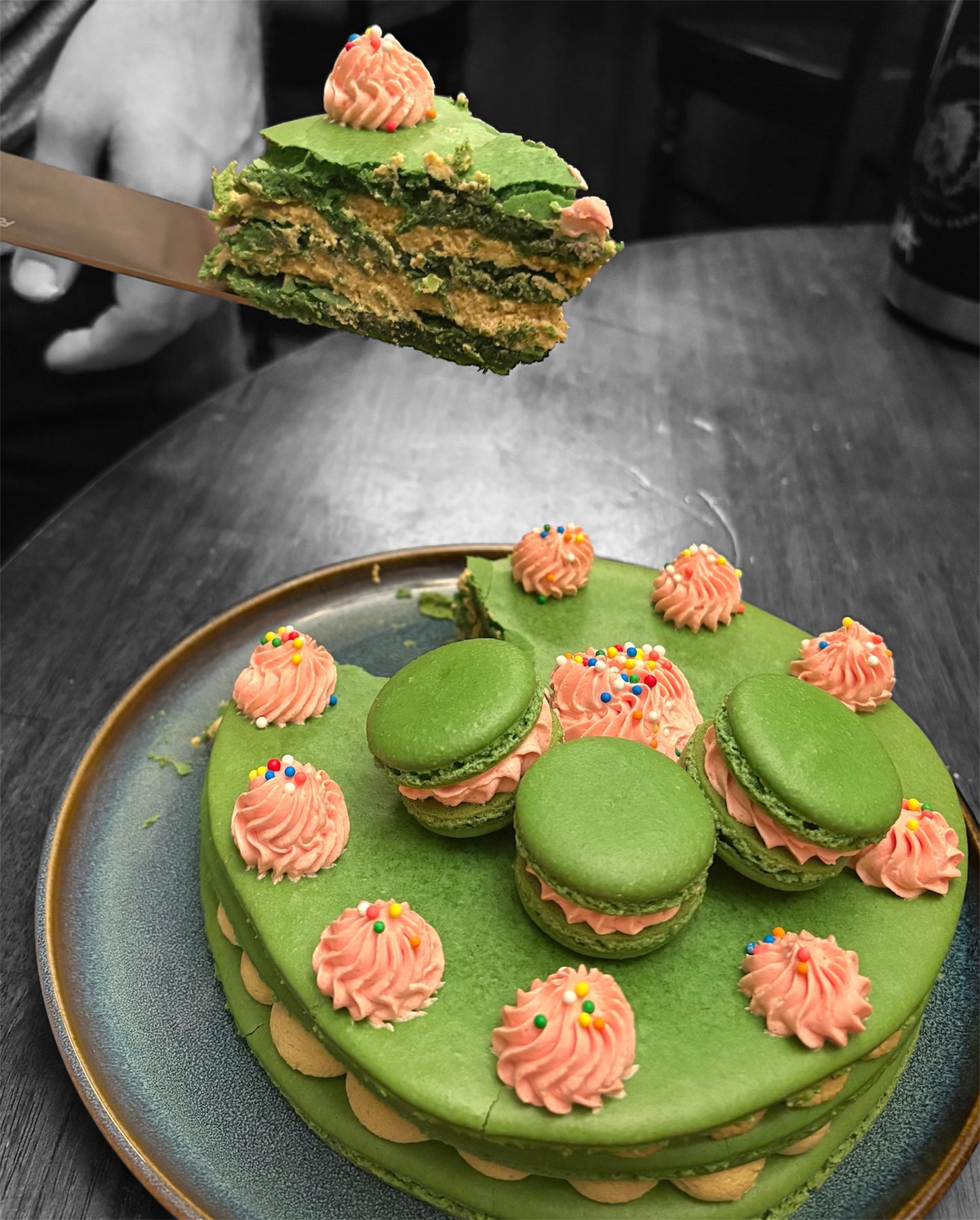 Macaron Cake