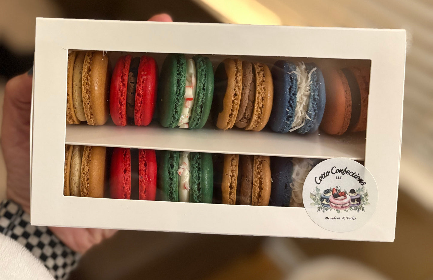 Winter Macarons 12 ct